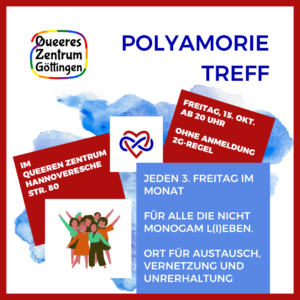 Read more about the article Polyamorie Treff wieder im Queeren Zentrum