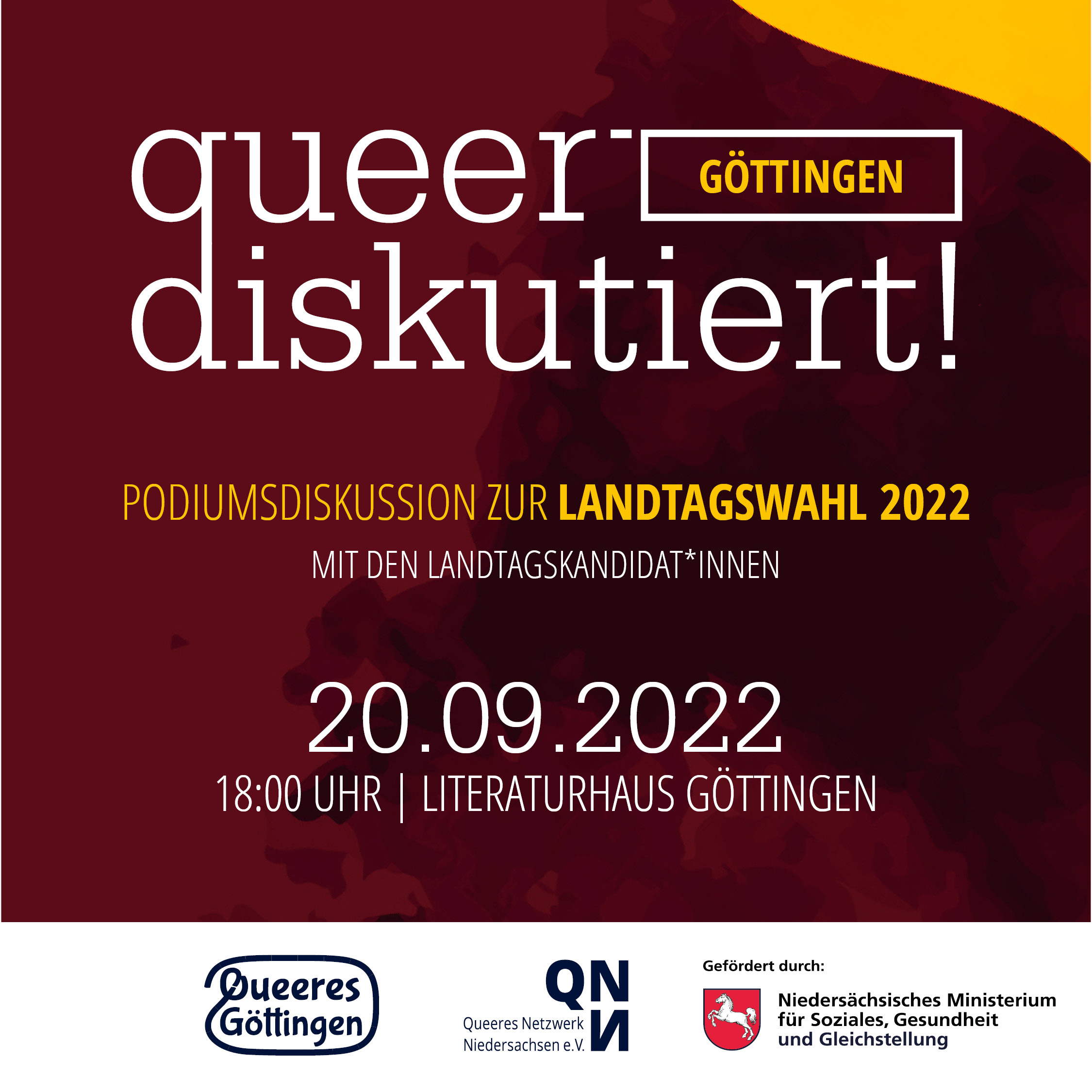 queer diskutiert - Diskussion zur Landtagswahl