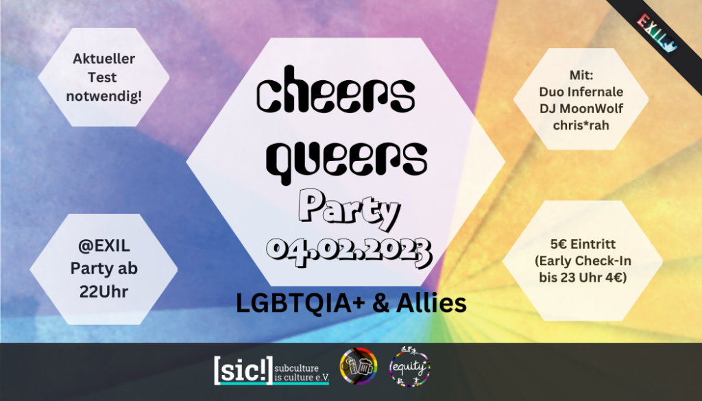 Cheers Queers Party Exil 04.02.