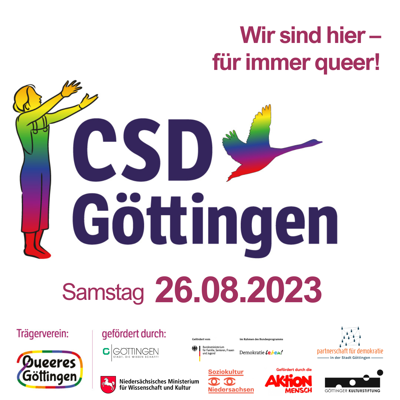 You are currently viewing Am Samstag ist CSD!