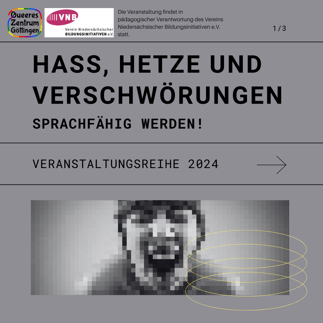 You are currently viewing Vortrags- und Workshopreihe: Hass, Hetze und Verschwörungen – Sprachfähig werden!