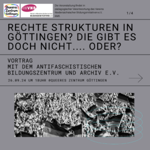 Read more about the article Vortrag: Rechte Strukturen in Göttingen