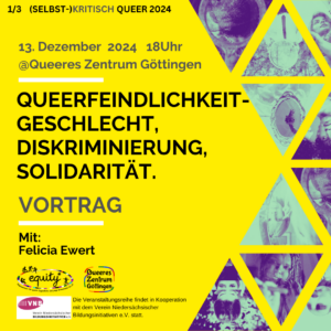 Read more about the article Vortrag: Queerfeindlichkeit