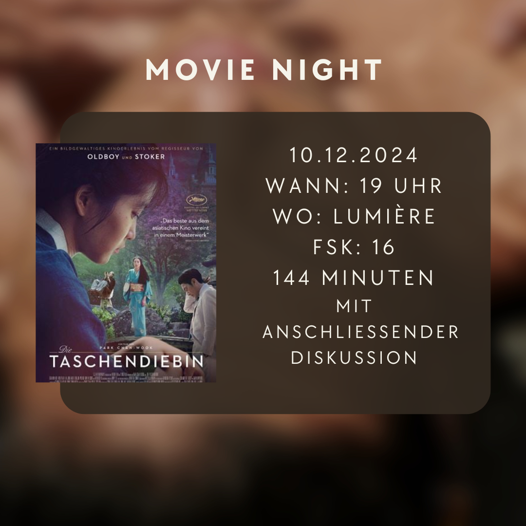 You are currently viewing Filmvorführung: Die Taschendiebin