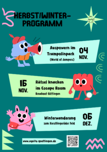 Read more about the article Herbst/Winterprogramm für junge Queers